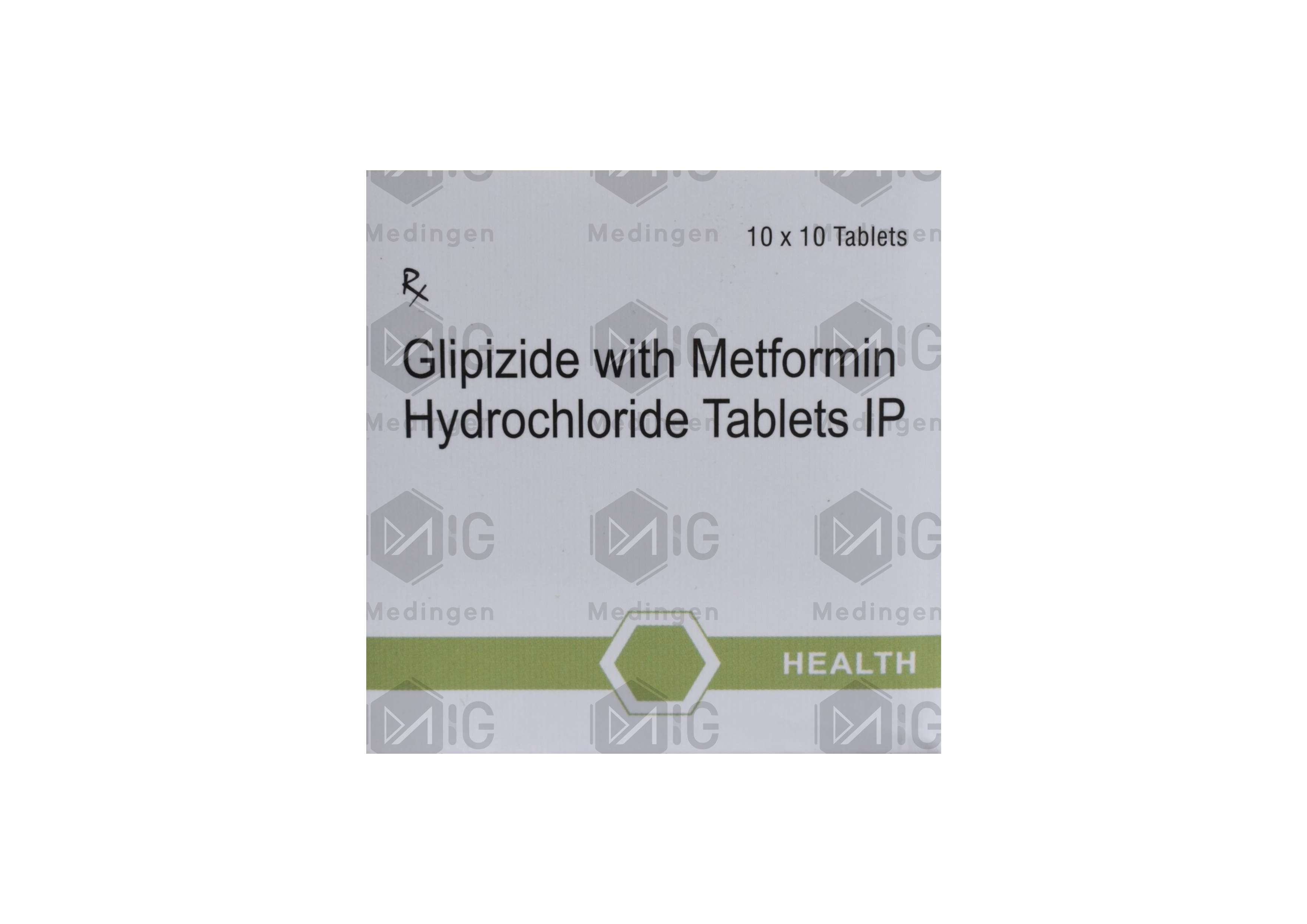 GLIPIZIDE WITH METFORMIN HYDROCHLORIDE 5/500MG